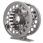 Fly Fishing Reel Metal CNC MACHINED Aluminum Alloy Body Silver for Fly Anglers
