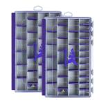 KastKing HyperSeal Waterproof Tackle Box — Royale Family Edition, Waterproof 3600 and 3700 Tackle Trays, Fishing Tackle Box Organizer with Removable Dividers