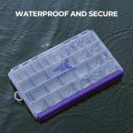 KastKing HyperSeal Waterproof Tackle Box — Royale Family Edition, Waterproof 3600 and 3700 Tackle Trays, Fishing Tackle Box Organizer with Removable Dividers