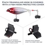 HALF CRESCEN Fishing Lures Kit for Diving Bass/Trout/Pike with Lifelike Action, Fishing Gear Set for 2025 Xmas(Gift Box 2)