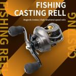 AK New Baitcasting Reel Saltwater Freshwater Fishing Reels Max Drag 8KG Light Surf Cast Reel Baitcaster Reels (Right Hand)