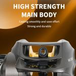 AK New Baitcasting Reel Saltwater Freshwater Fishing Reels Max Drag 8KG Light Surf Cast Reel Baitcaster Reels (Right Hand)