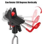 Nicunom 2 Pack Fishing Rod Holders - 360 Degree Adjustable Fishing Pole Rack Stand for Bank, Beach, Ground - Gifts for Men