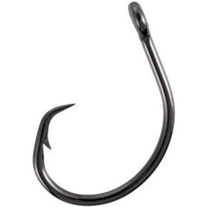 Dr.Fish 30 Pack Circle Hooks 3X Strong in-Line for Saltwater & Freshwater, Live Bait Non-Offset Fishing Hooks for Striper, Catfish, Mackerel, Bass, Tuna 2/0