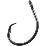 Dr.Fish 30 Pack Circle Hooks 3X Strong in-Line for Saltwater & Freshwater, Live Bait Non-Offset Fishing Hooks for Striper, Catfish, Mackerel, Bass, Tuna 2/0