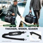 Ghosthorn Fishing Tackle Box, Waterproof 3600 and 3700 Tackle Trays, Plastic Tackle Box Organizer with Removable Dividers Storage Lure Box for Lures 1 and 4 Pack (Fishing Tackle Bags)