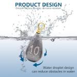 36pcs Fishing Sinkers Kit, Drop Shot & Casting Weights for Bass and Catfish, Saltwater Freshwater Fishing Tackle