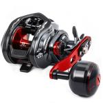 Sougayilang Baitcaster Fishing Reel, 400 Size with 35lbs Max Drag 6.3:1 Gear Ratio, Low Profile Casting Reel for Musky- Right Handed