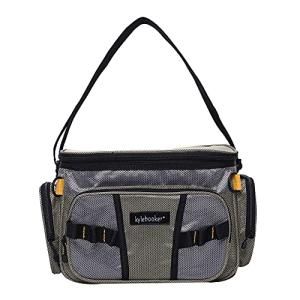 Kylebooker Fishing Tackle Storage Bag Fishing Gear Bags Portable Fishing Organizer Shoulder Satchel (Green)