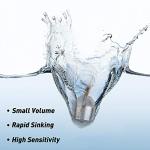 Fishing Weights Sinkers Assortment, Iron Fishing Sinkers and Weights Bass Casting Weight Sinkers Bell Sinkers with Ring Teardrop Weights for Saltwater Freshwater Steelhead Fishing (20pcs)