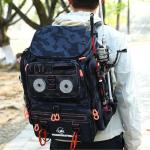 Magikeration Fishing Backpack with Rod Holders,900D Oxford Water-Resistant Fishing Gear,42L Large Storage Tackle Bag for Men