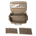 Ussuris Fly Fishing Reel Case with Mesh Pocket Customize Storage Fishing Reel and Gear Bag