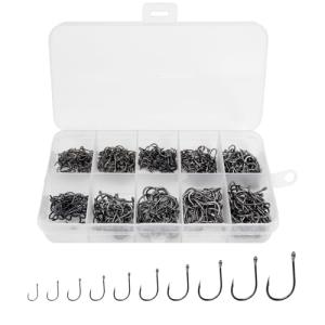 500pcs Fishing Hooks Set - Freshwater & Saltwater