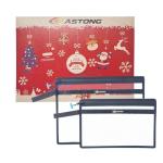 KASTONG Fishing Christmas Gift Fisinhg BaitShield Tackle Storage Bag 2 Layer Water-resistant Fishing Bait PVC Clear Storage Bag Great New Year Gift for Fising man Husband Boyfriend Dad (2pcs(1M+1L))