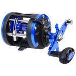 Sougayilang Trolling Reel & Conventional Fishing Reel - Saltwater Level Wind Reel with Smooth Drag, Heavy Duty Boat & Ocean Fishing Reel for Sea Bass, Grouper, Salmon- LDT40-Left Handed