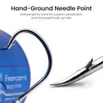 KANAMA Saltwater Fishing Hooks,Ultra Rust-Resistant Coating,5X Strong High-Carbon Steel Tuna/Catfish Hooks, Hand-Ground Point | Forged Shank, Pike, Trout,Salmon,Grouper, and Bass