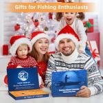 Fishing Lure Advent Calendar 2025 Adult Fishing Advent Calendar Fishing Gifts For Men Teens Boys 24 Days Christmas Countdown Calendar Fishing Tackle Lures Gifts For Men