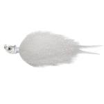 Northland Fishing Tackle Minnesota Mullet Hair Jig Fishing Lure, Lifelike Pulsing Action Bucktail Jig for Bass, Northern Pike, 5/8 Oz, White