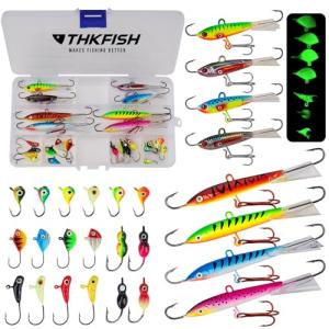 Thkfish® 26-Piece Ice Fishing Jigs Set