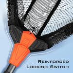 KastKing Pontus Fishing Net, Foldable & Lightweight Landing Net with Built in Length Scale, Strength Aluminum Handle, Fishing Gear and Gift for Men