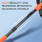 KastKing Pontus Fishing Net, Foldable & Lightweight Landing Net with Built in Length Scale, Strength Aluminum Handle, Fishing Gear and Gift for Men