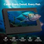 Underwater Fishing Camera 5 Inch, 1000TVL IPS Monitor Fish Finder, Wide Angle IP68 Waterproof, Infrared Night Vision with 65ft Cable for Ice, River and Boat-S1