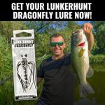 Lunkerhunt Dragonfly Realistic Weedless Fishing Lure