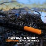 KastKing Brutus Fishing Net, Fish Landing Net, Lightweight & Portable Fishing Net with Soft EVA Foam Handle, Holds up to 44lbs/20KG, Fish-Friendly Mesh for a Safe Release, PVC M