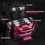 Goture Fishing Tackle Bag, Soft Side 600D Water-Resistant Cross Body Sling Fishing Bag, Small Saltwater Gear Storage Tactical Bags Store Up to 3 3600 Tackle Boxes(Not Included),14.96"x9.06"x7.48"