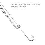 Fish Hook Remover, 2pcs Fishing Hook Quick Removal Device, Security Extractor Fishhook Disconnect Removal Tool for Fishing