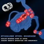 Accuretta Saltwater Spinning Reel,13+1BB Ultra Smooth Saltwater Fishing Reels,Powerful Carbon Drag,CNC Aluminum Spool & Handle