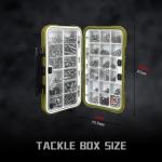 Vipfish Fishing Accessories Kit, 264/423PCS Fishing Tackle Box with Hooks, Weights, Sinkers for Bass Trout, Gifts for Men,Kids