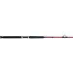 PENN Mariner III Boat Conventional Fishing Rod,Black/Red, 6'6" - Medium Heavy - 1pc - 30-50lb