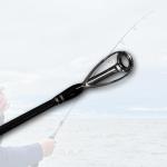 Fiblink 3-Piece Spinning Rod Heavy Spinning Fishing Rod Portable Fishing Rod Carbon Spin Rod (30-50-Pound Test)