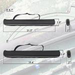 Fiblink 3-Piece Spinning Rod Heavy Spinning Fishing Rod Portable Fishing Rod Carbon Spin Rod (30-50-Pound Test)