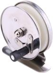 WLngtv 60mm Fly Reel - Silver Fishing Reel for Raft, Ice, Fly & Smelt Fishing - Ultra-Light & Portable Fishing Tackle Accessory