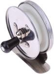WLngtv 60mm Fly Reel - Silver Fishing Reel for Raft, Ice, Fly & Smelt Fishing - Ultra-Light & Portable Fishing Tackle Accessory