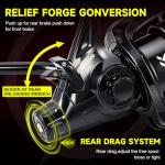 Sougayilang Fishing Reel Reels, Carbon Fiber 22LBs Max Drag,Aluminum and CNC Spool,Freshwater Spinning Reel,5.0:1/4.7:1,4000Series