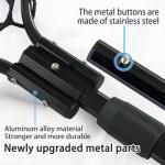 SEASPRO Black Telescoping Fishing Nets Lightweight Rubber Fish Net Durable with Non-Slip Grip - Freshwater and Saltwater Fishpond Large Fish Net (18.3"/46.5cm Hoop Size 1.62M Black Rubber net)