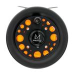 Martin Classic Rim Control Fly Fishing Reel, Metal Click Drag, Single Action, Aluminum Spool, Aluminum Frame, 7/8 Weight Line, Interchangeable Retrieve, Push-Button Release, Brown