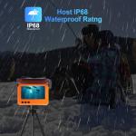 Fish Finder Camera Real Time Underwater Fishing Camera 65ft Cable for Rod,4.3" HD LCD Monitor&IR LED Night Vision Wide Angle Lens Line Camera for Kayak Lake Boat Ice Fishing Portable Fish Finder