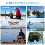 Fish Finder Camera Real Time Underwater Fishing Camera 65ft Cable for Rod,4.3" HD LCD Monitor&IR LED Night Vision Wide Angle Lens Line Camera for Kayak Lake Boat Ice Fishing Portable Fish Finder