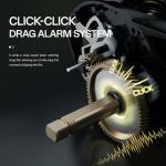 Fishing Baitcasting Reel, Baitcaster Fishing Reels with 18+1BB Stainless Steel Ball Bearings,Magnetic Braking System for Fishing Saltwater Freshwater, Available in 7.2:1 Black Gold