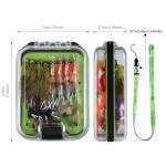 Maxcatch Fly Fishing Flies Assortment Kit, 72 pcs, Including Dry, Wet, Nymphs, Streamers Flies, with Waterproof Fly Box, for Fishing Trout, Bass, Salmon