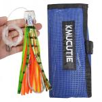 Kmucutie Set of 6 pcs 6.5 inch trolling Lure Marlin Tuna Dolphin Shark Big Game deep sea Fishing Lures Included Mesh Bag (6.5 INCH A)