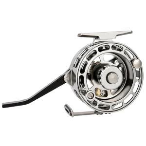 Bigchub Semi-Automatic Fly Fishing Reel, Quick Line Retrieval, Adjustable Drag, Quick Spool Removal, for Freshwater Lake Stream Pond Fishing, CNC Machined Aluminum