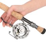 Bigchub Semi-Automatic Fly Fishing Reel, Quick Line Retrieval, Adjustable Drag, Quick Spool Removal, for Freshwater Lake Stream Pond Fishing, CNC Machined Aluminum