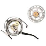 Bigchub Semi-Automatic Fly Fishing Reel, Quick Line Retrieval, Adjustable Drag, Quick Spool Removal, for Freshwater Lake Stream Pond Fishing, CNC Machined Aluminum