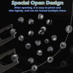 150pcs Fishing Weights Sinkers, Round Split Shot Fishing Weights Sinkers, Removable Fishing Sinkers(5 Sizes) Egg Lead Assortment for Freshwater Saltwater