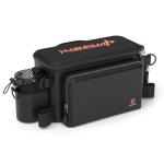 yuzhiyuan Small Fishing Bag with Rod Strap, Small Tackle Bag – Tackle Boxes & Gear,Portable & Lightweight, Move Freely, Cast Smoothly - Fishing Gifts for Men (Large - Black)